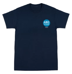 Crew Neck Tee - ABC Classic: Navy