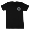 Crew Neck Tee - Petro Wave: Black