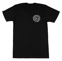 Crew Neck Tee - MAUI Petro Wave: Black