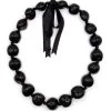 Kukui Nut Choker - Natural: Black