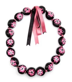 Kukui Nut Choker - Painted: Pink