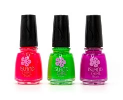 Island Girl® Hawaii 3 Pack Nail Color Set: Bright