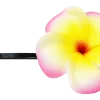 Plumeria Flower Bobby Pins: Pink