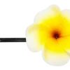 Plumeria Flower Bobby Pins: White