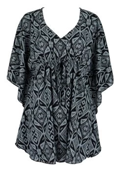 Napua Collection Cover Ups: Batik - Black