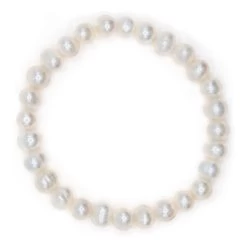 Freshwater Pearl Bracelet: White