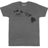 Hawaiian Athletics® Sports Tee - Islands: Charcoal Heather