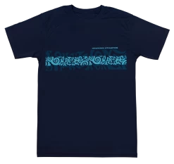 Hawaiian Athletics® Sports Tee - Tribal Band: Navy