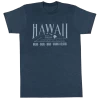Crew Neck Tee - Islands Of Aloha: Denim Heather