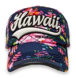 Robin Ruth® Cap - HI Floral: Navy Pink