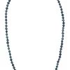 Freshwater Pearl Necklace 32": Black