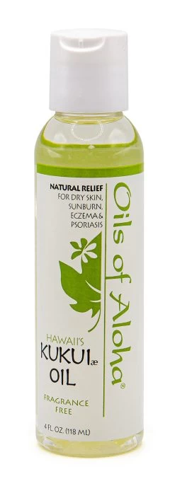 Oils Of Aloha - Kukui Nut Oil 4oz: Fragrance Free