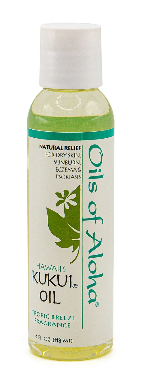 Oils Of Aloha - Kukui Nut Oil 4oz: Tropical Breeze