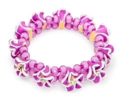 Flower Bracelet: Purple