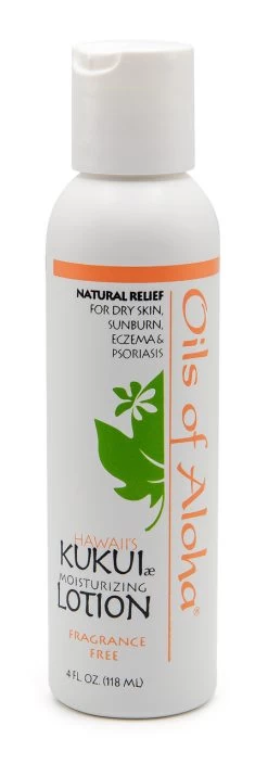 Oils Of Aloha - Kukui Nut Moisturizing Lotion 4oz: Fragrance Free