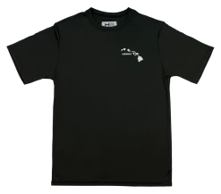 Hawaiian Athletics® Sports Tee - Islands Pocket: Black