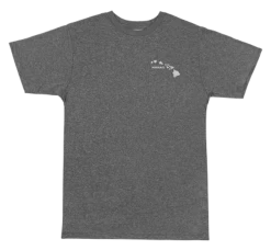 Hawaiian Athletics® Sports Tee - Islands Pocket: Charcoal Heather