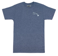 Hawaiian Athletics® Sports Tee - Islands Pocket: Navy Heather