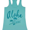Island Girl® Racerback Tee - Aloha Palms: Mint