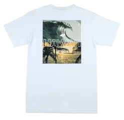 Hawaiian Performance Surfwear® - Hawaii Pipeline: White
