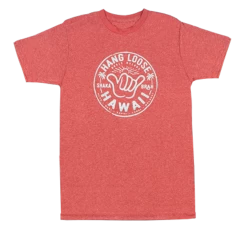 Hawaiian Athletics® Sports Tee - Shaka Brah: Red Heather