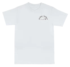 Crew Neck Tee - Tropic: White