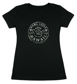 Island Girl® Surf Tee - Hangloose: Black