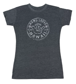 Island Girl® Surf Tee - Hangloose: Charcoal Heather