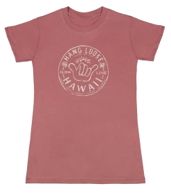Island Girl® Surf Tee - Hangloose: Rose