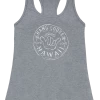 Island Girl® Racerback Tee - Hangloose: Grey Heather