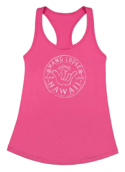 Island Girl® Racerback Tee - Hangloose: Hot Pink