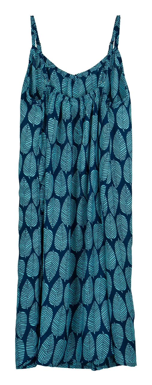 Napua Collection Sundress: Mango Leaves - Blue - Image 5