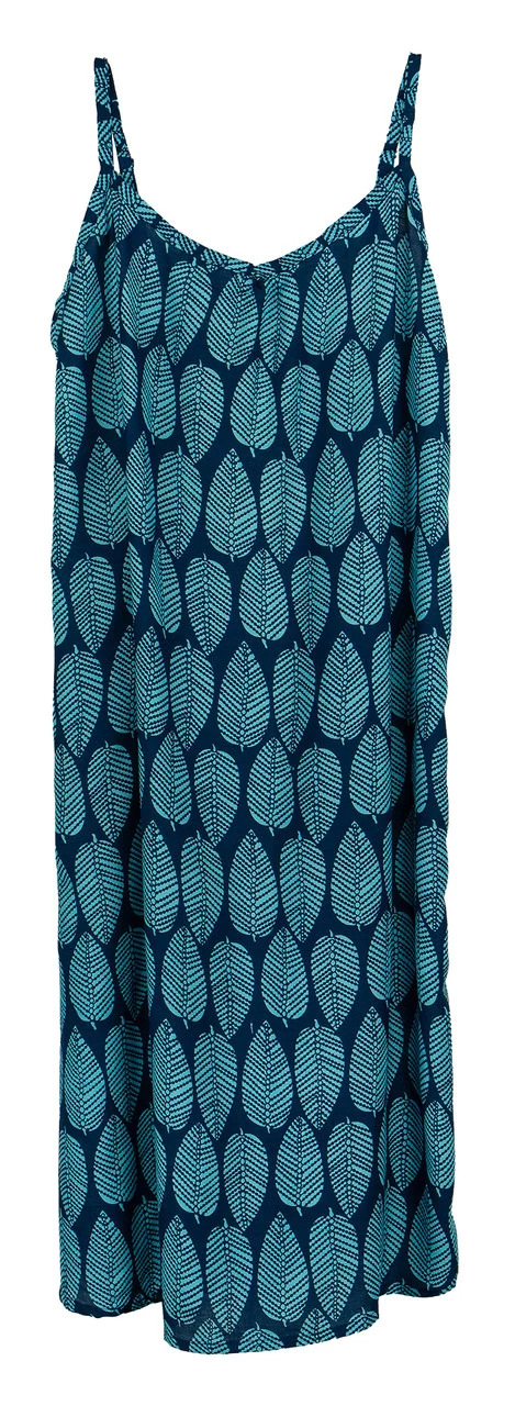 Napua Collection Sundress: Mango Leaves - Blue - Image 4