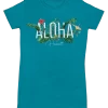 Island Girl® Surf Tee - Garden: Turquoise Heather