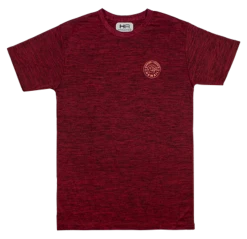 Hawaiian Athletics® Sports Tee - Shaka Pocket: Space Red