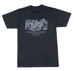 Crew Neck Tee - Hangloose Frame: Charcoal Heather