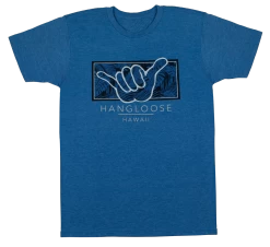 Crew Neck Tee - Hangloose Frame: Royal Heather