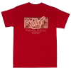 Crew Neck Tee - Hangloose Frame: Red Heather
