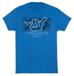 Crew Neck Tee - MAUI Hangloose Frame: Royal Heather