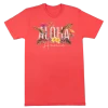 Ladies Crew Neck Tee - Garden: Coral