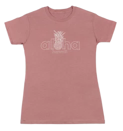 Island Girl® Surf Tee - Aloha Pine: Rose