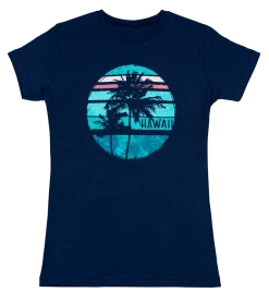 Island Girl® Surf Tee - Sunset: Navy
