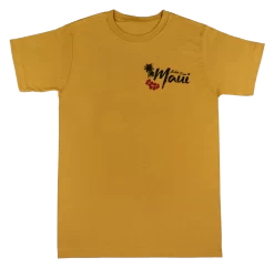 Vintage Dyed Tee - MAUI Hula: Gold