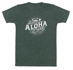 Vintage Dyed Tee - Islands: Green Heather