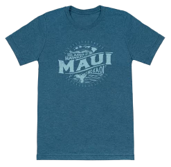 Vintage Dyed Tee - MAUI Islands: Denim Heather