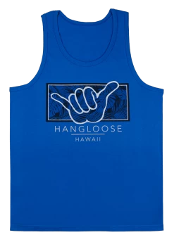 Men's TANK TOP - Hangloose Frame: Blue