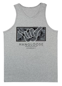 Men's TANK TOP - Hangloose Frame: Grey Heather