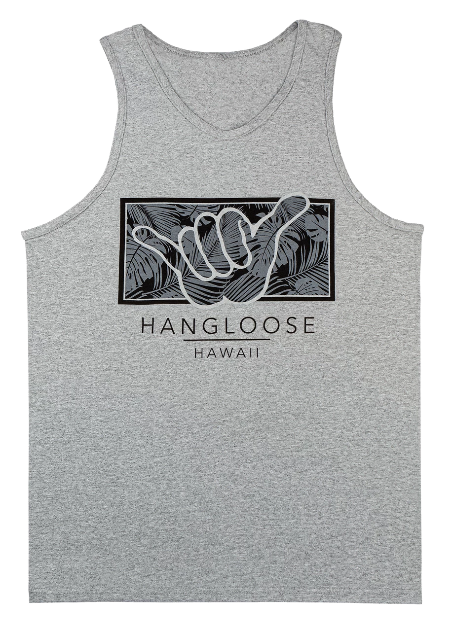 Men's TANK TOP - Hangloose Frame: Grey Heather
