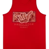 Men's TANK TOP - Hangloose Frame: Red