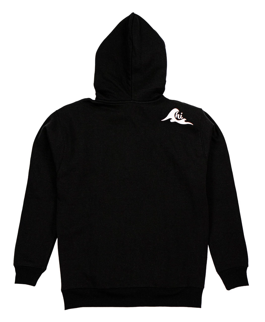 Robin Ruth® Sweatshirt Hoodie Zip Up - Hawaii Arch: Black - Image 2